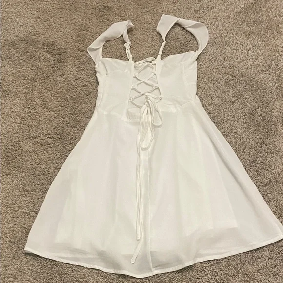 Princess Polly Landon Mini Dress White - Picture 4 of 5
